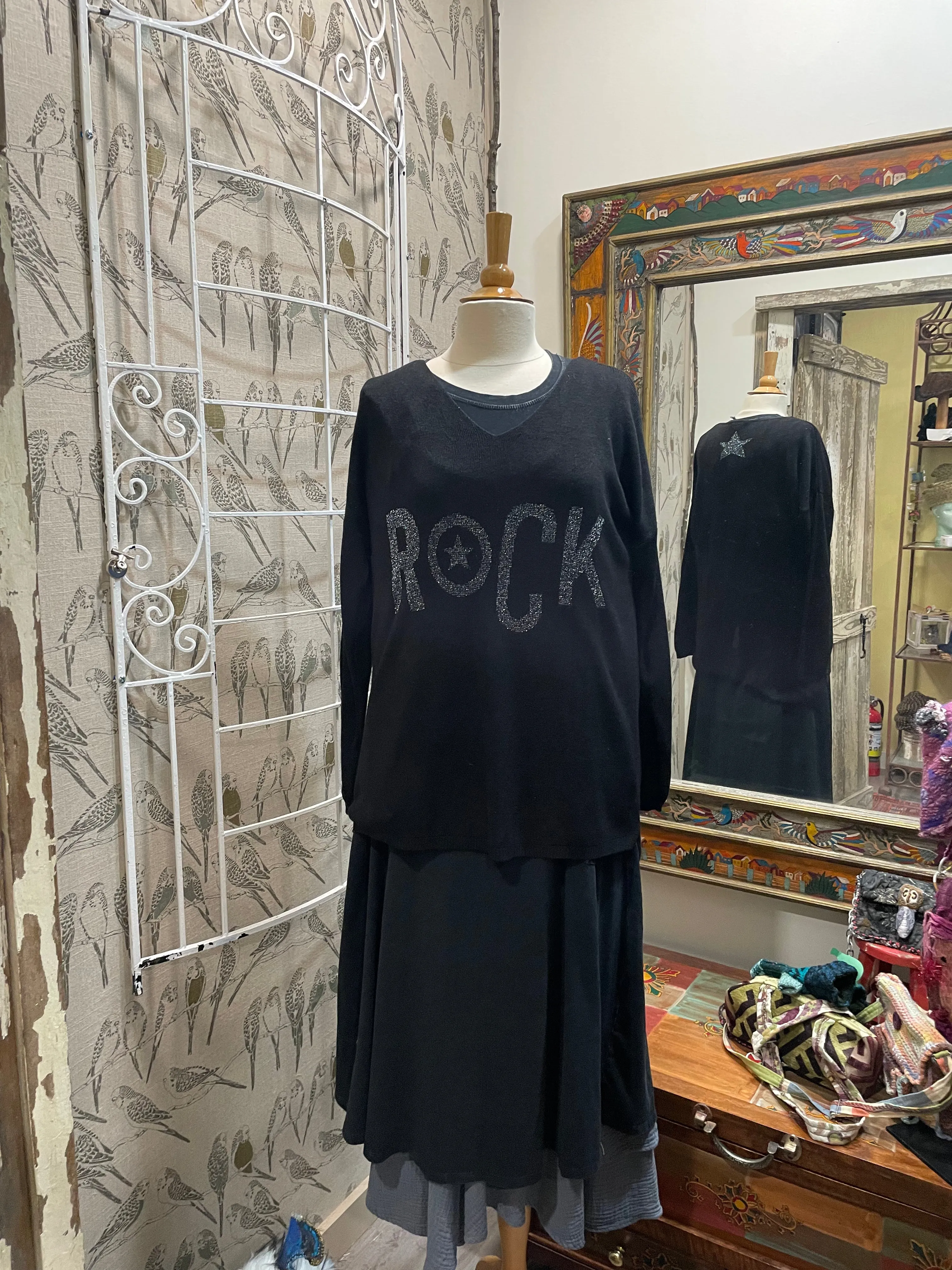 Sequin Rock Sweater by Venti6 12209