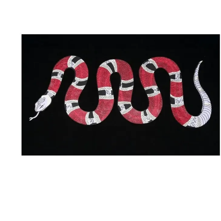 Snake Short-Sleeved T-Shirt Lovers - Premium Cotton Tee with Animal Print