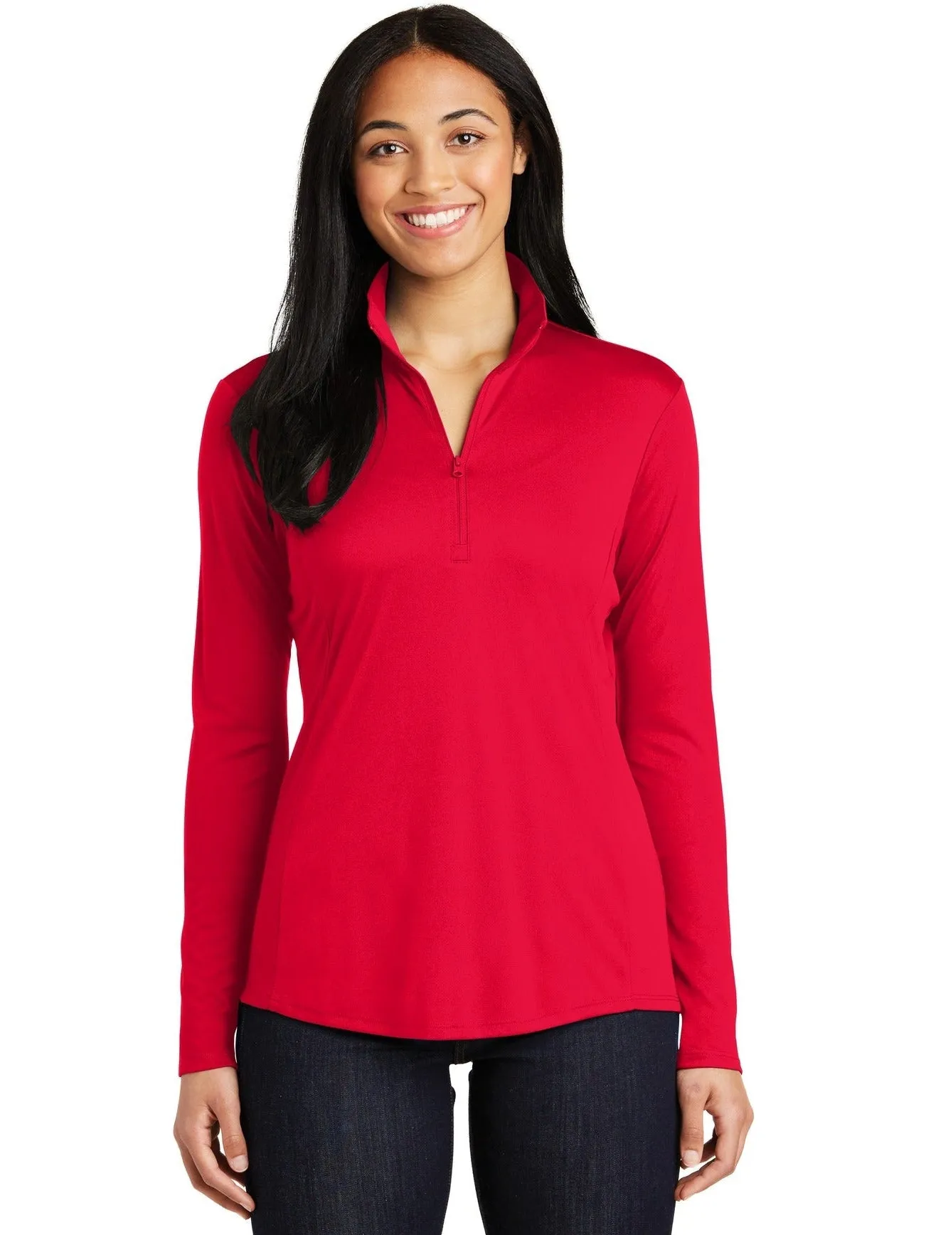 Sport-Tek Ladies PosiCharge Competitor 1/4-Zip Pullover