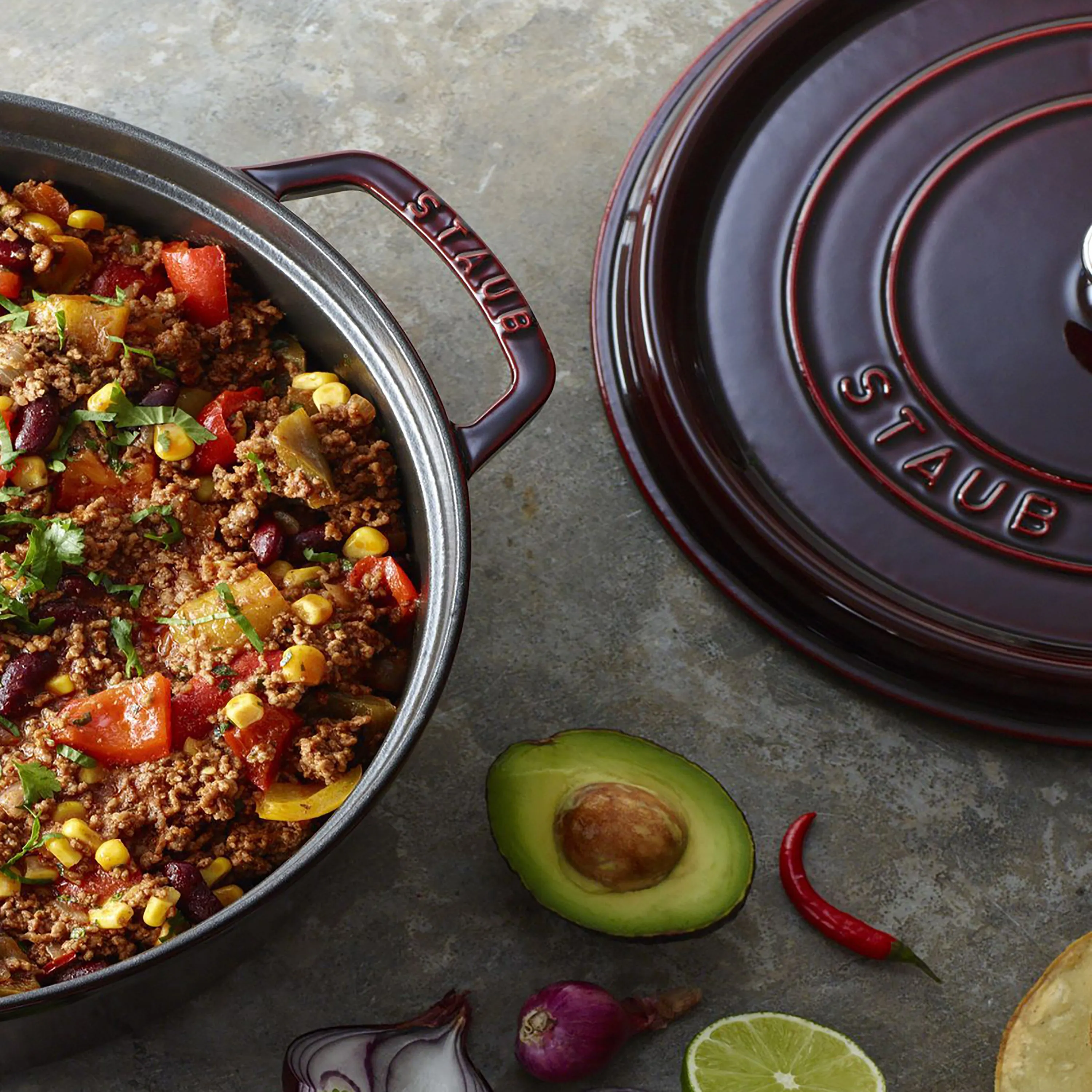 Staub 7-quart Grenadine Oval Dutch Oven