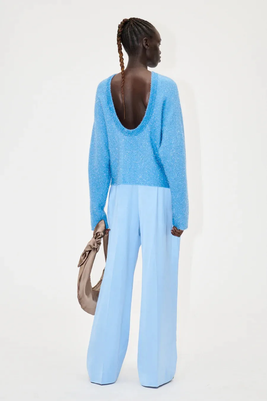 Stine Goya CARINA SWEATER  ALASKAN BLUE