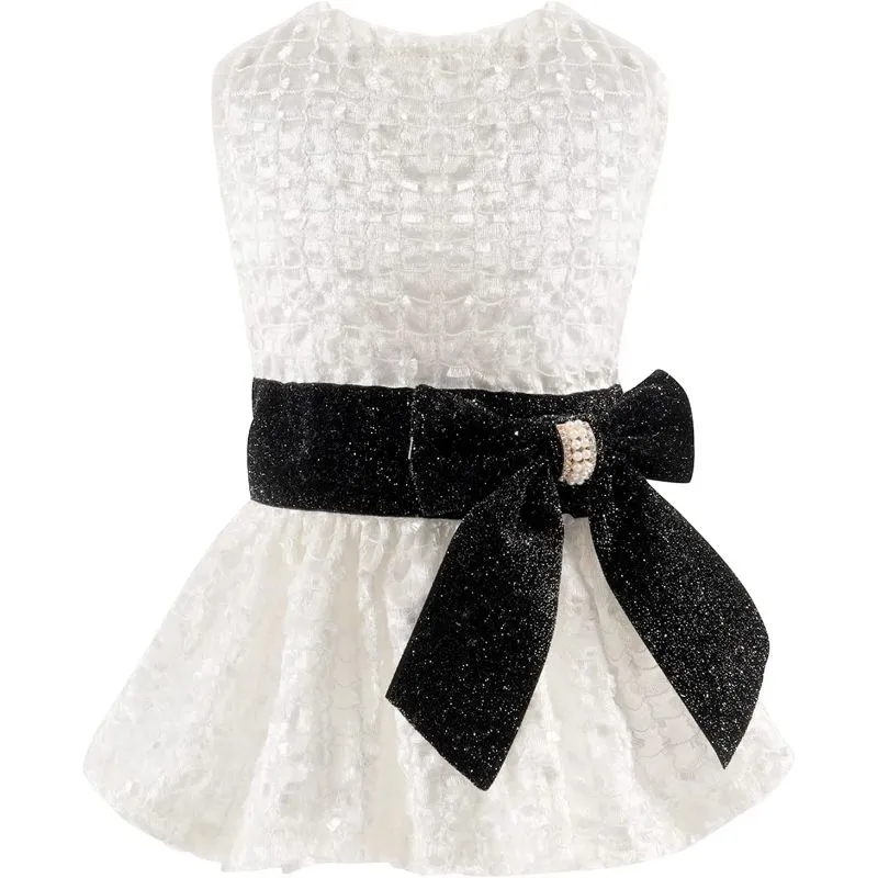 Summer Puppy Clothes For Small Dogs Girl Sequins Skirt