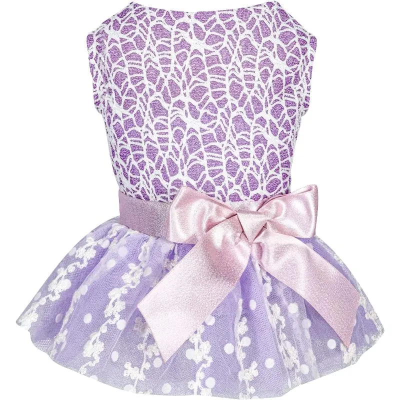 Summer Puppy Clothes For Small Dogs Girl Sequins Skirt