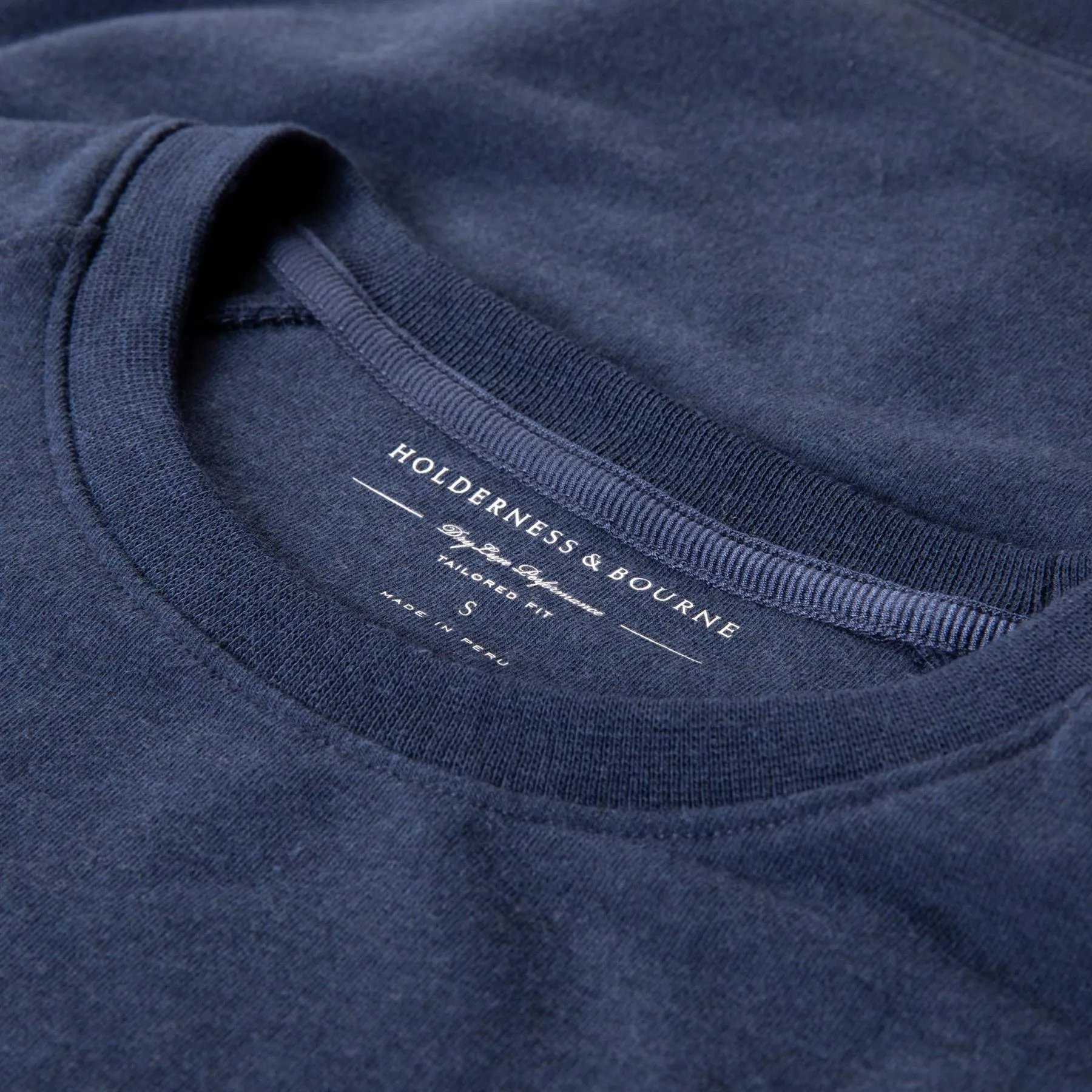 The Kennedy Crewneck Pullover Heathered Atlantic - SS24