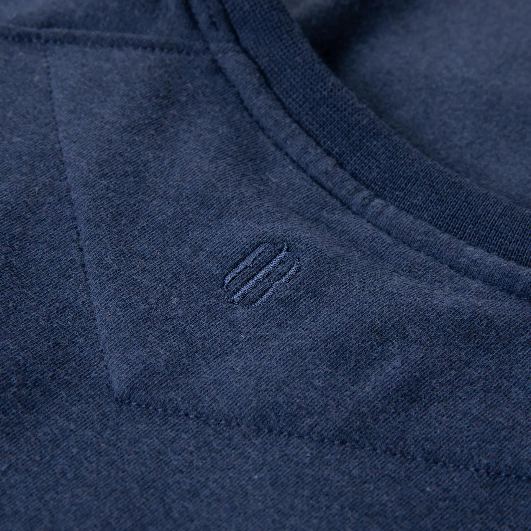 The Kennedy Crewneck Pullover Heathered Atlantic - SS24