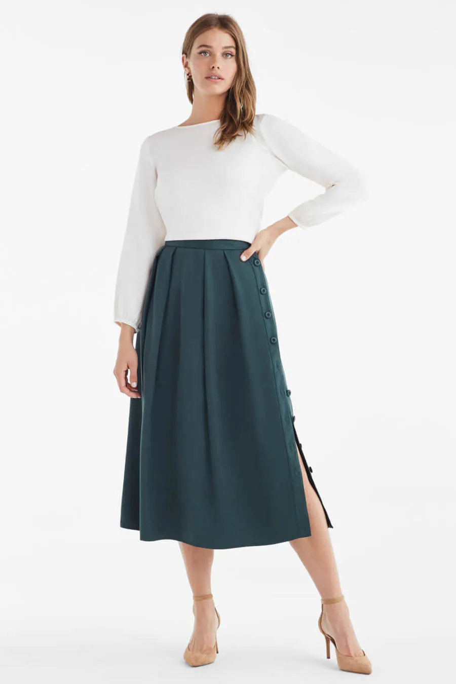 The Two Piece Midi Dress