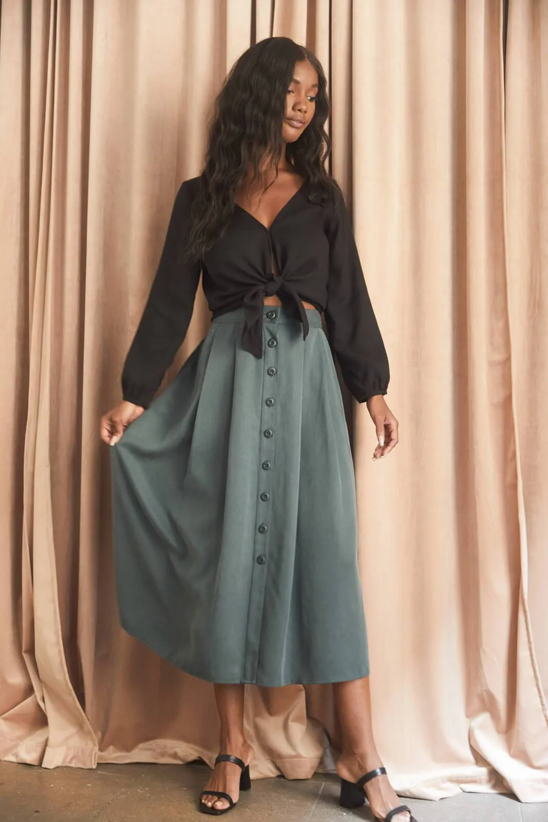 The Two Piece Midi Dress