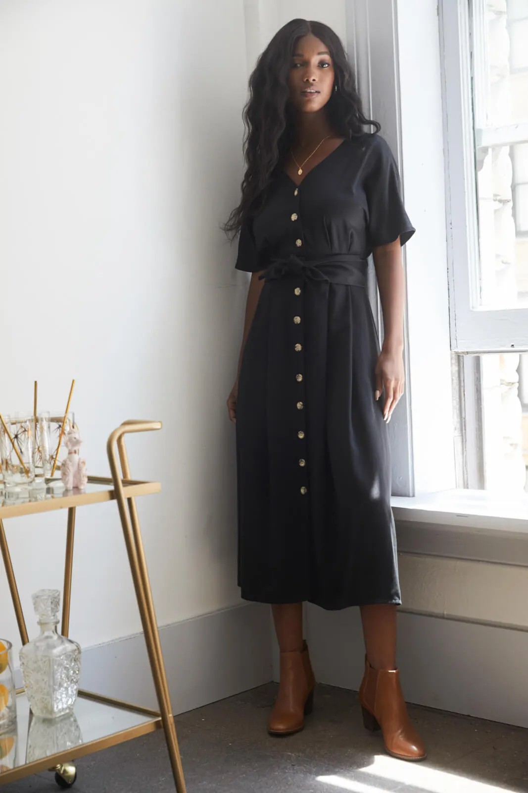 The Two Piece Midi Dress