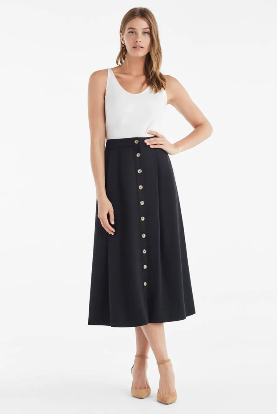 The Two Piece Midi Dress