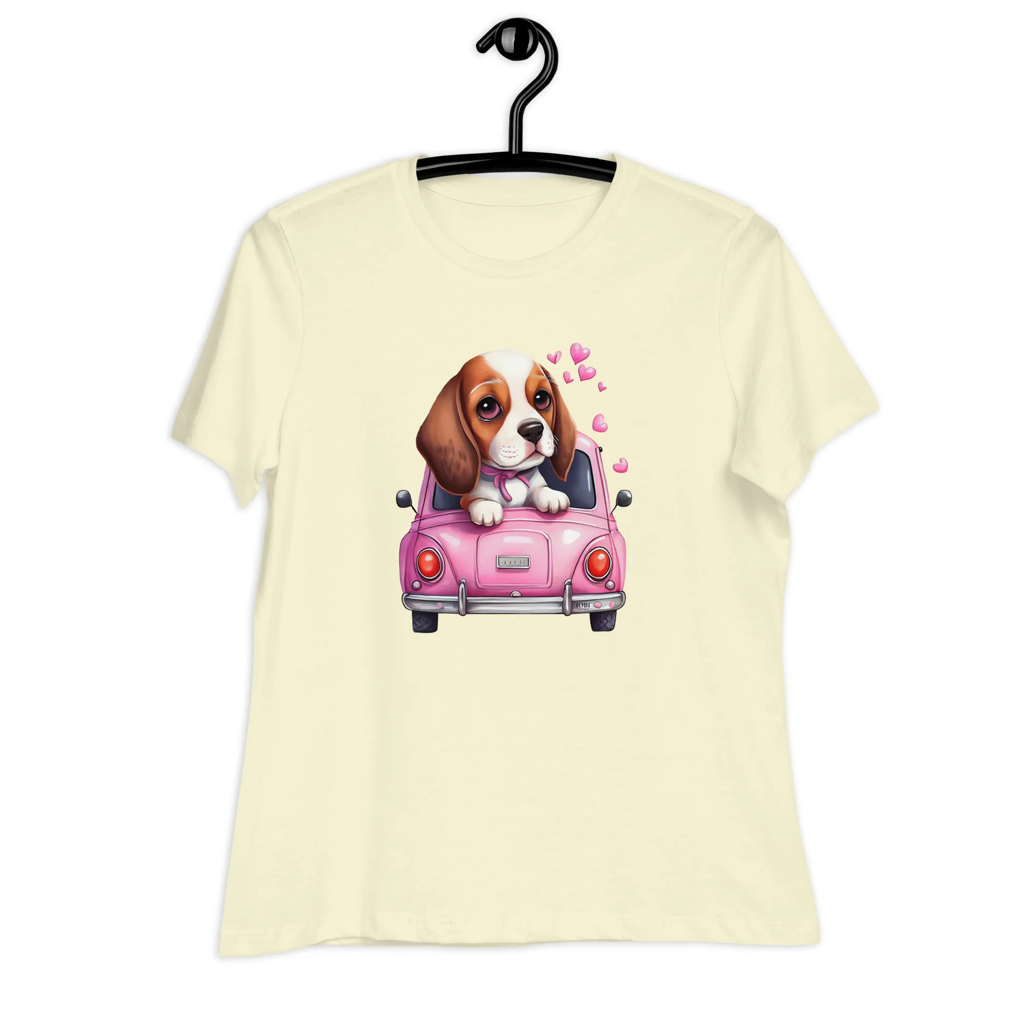 Women's Relaxed Soft & Smooth Premium Quality T-Shirt My Beagle Design by IOBI Original Apparel