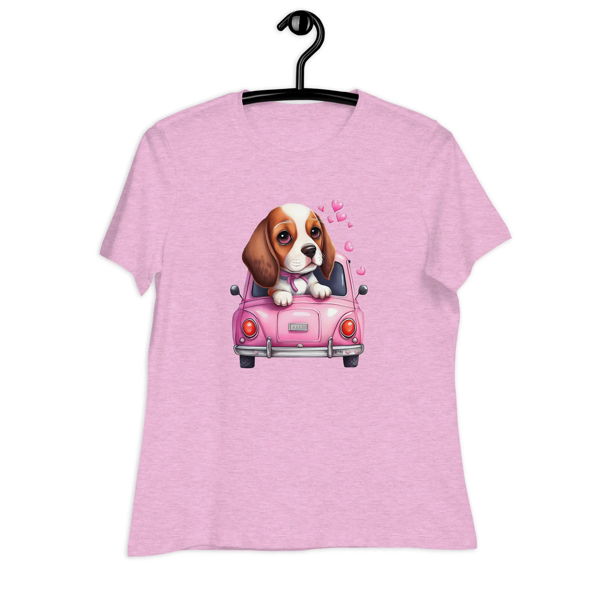 Women's Relaxed Soft & Smooth Premium Quality T-Shirt My Beagle Design by IOBI Original Apparel