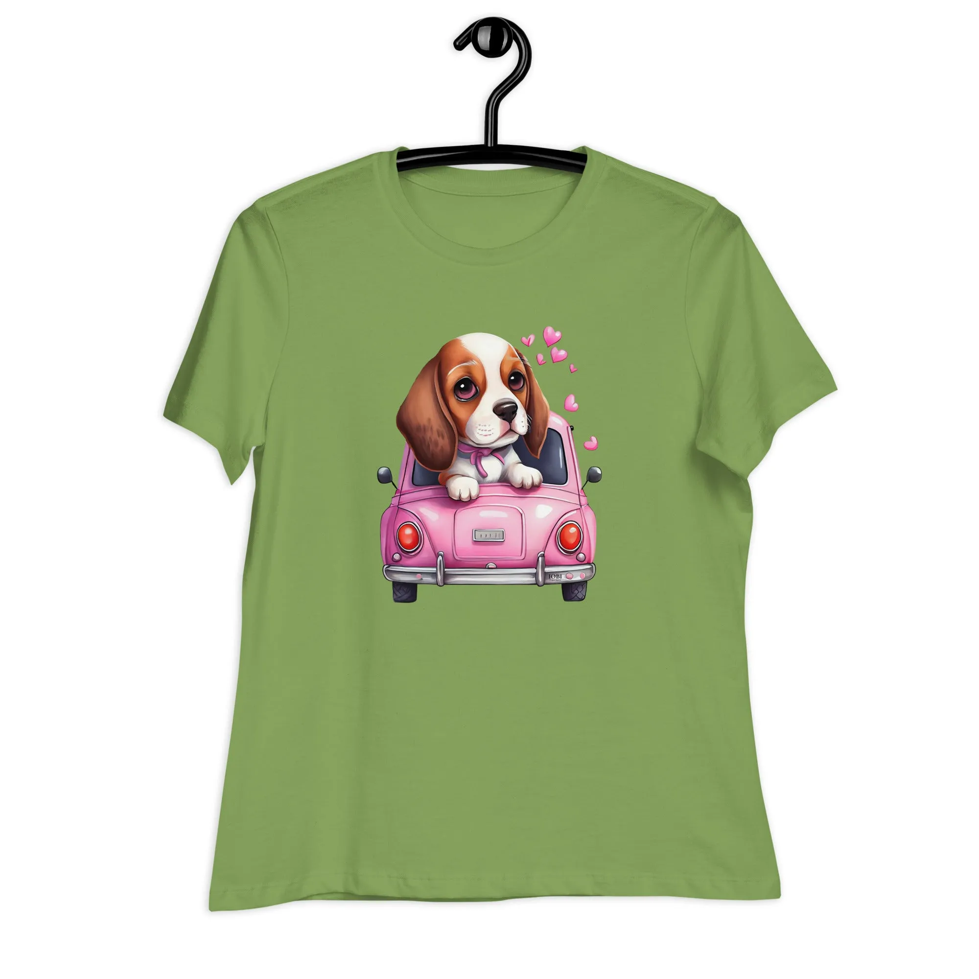 Women's Relaxed Soft & Smooth Premium Quality T-Shirt My Beagle Design by IOBI Original Apparel