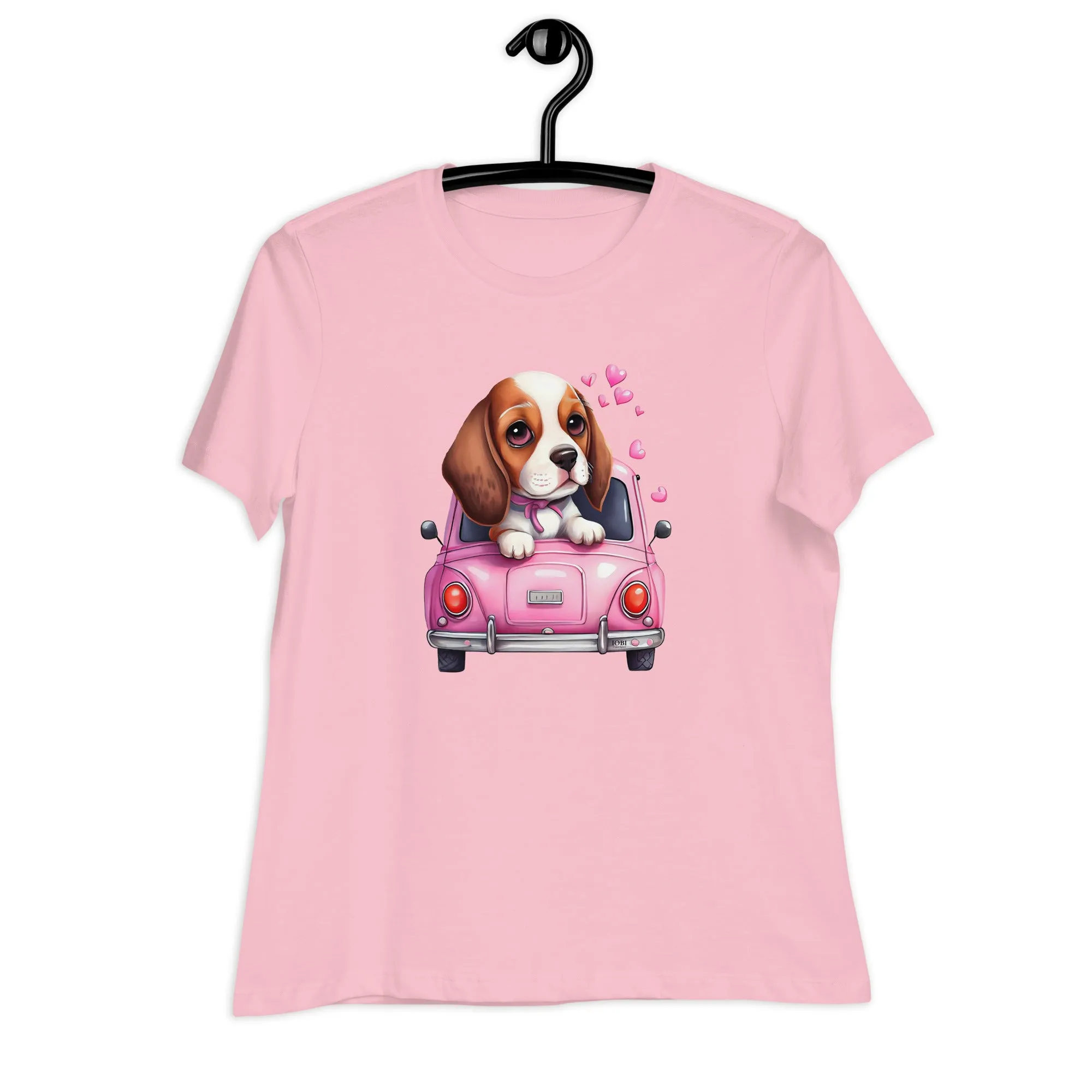 Women's Relaxed Soft & Smooth Premium Quality T-Shirt My Beagle Design by IOBI Original Apparel